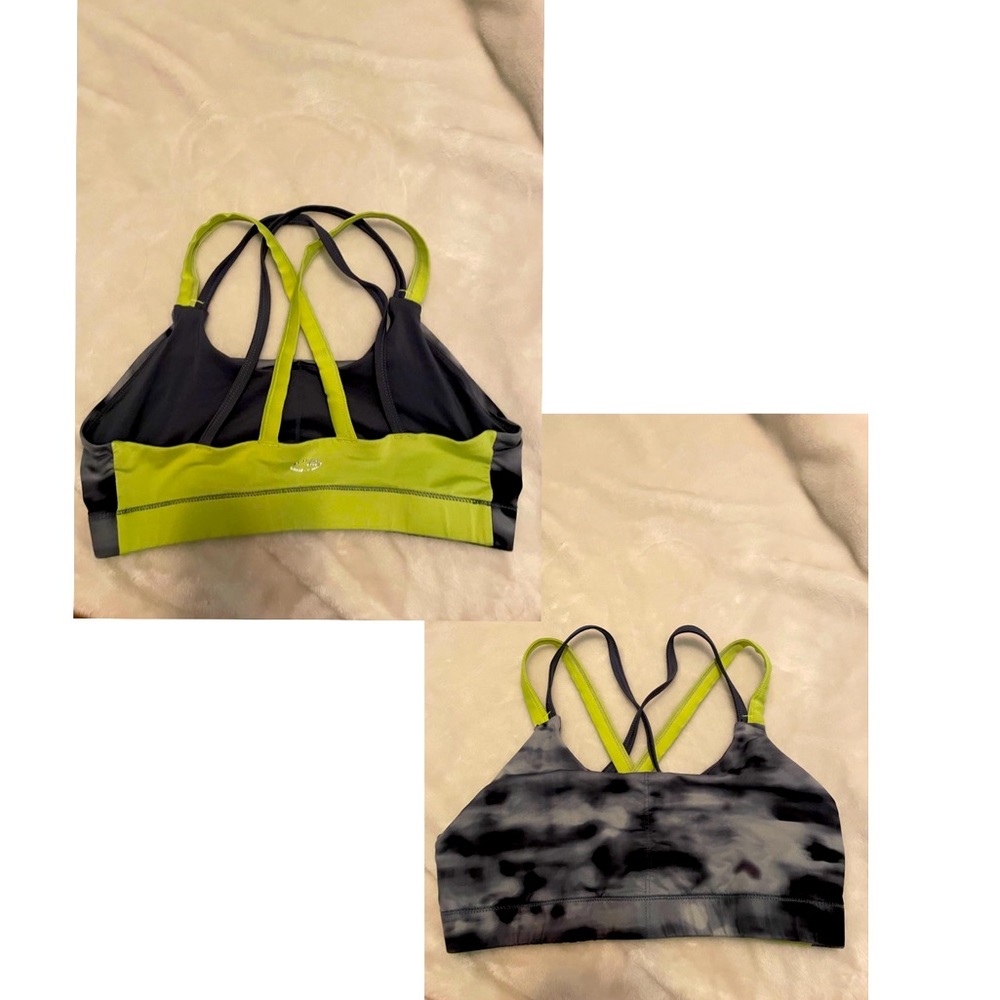Multi colored sports bra